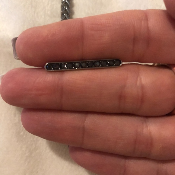 SWAROVSKI Necklace - Black Crystal Closure/Pendant - Picture 7 of 8